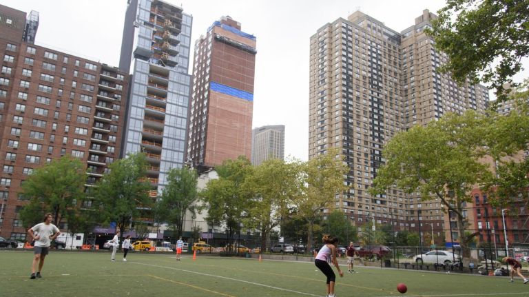 Marx Brothers Playground in East Harlem may be redeveloped, spurring advocates to call on the city to change the way it classifies jointly operated playgrounds.