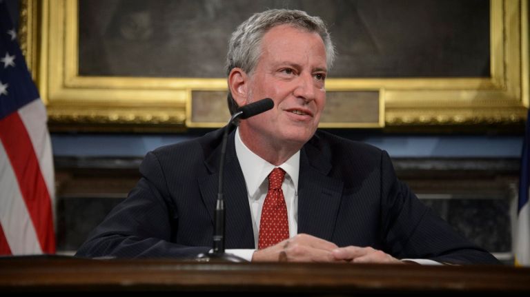 Attorney general candidates still waiting for Mayor Bill de Blasio to pick his favorite 2 Mayor Bill de Blasio has not endorsed an attorney general candidate, despite first lady Chirlane McCray pledging her support to Zephyr Teachout on Tuesday, Sep. 4, 2018.