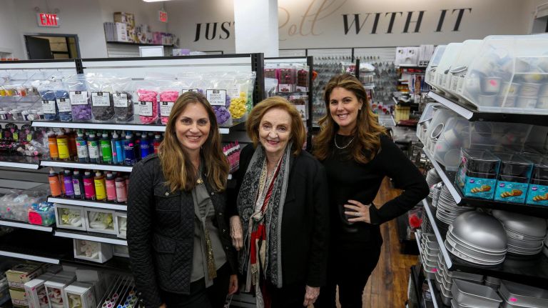 NY Cake, baking shop go-to, debuts bigger location in Flatiron 3 NY Cake is a family-run affair, with Joan Mansour, center, and her daughters, Jenny Kashanian, left, and Lisa Mansour.