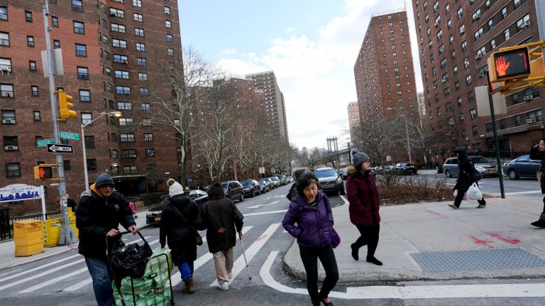 Developers are planning four residential towers in Two Bridges.&nbsp;