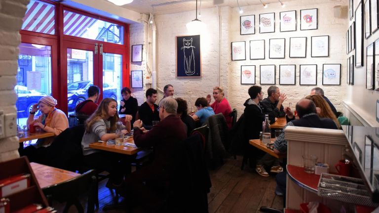 The last days of Cornelia Street Cafe.