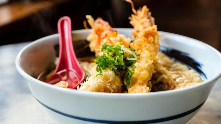 Tempura udon from Gohei Noodles.