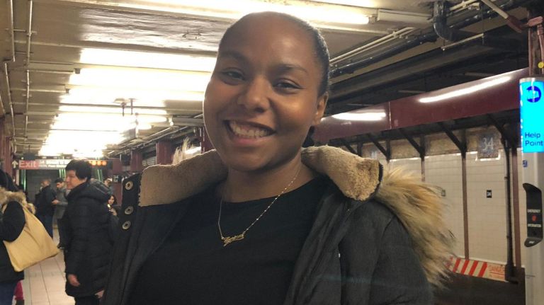 Erica Herrera, 36, of Crown Heights, hopes NYC Transit president Andy Byford will "make better use of the dollars we put into the MTA."