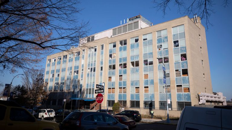 Parkway Hospital in Forest Hills, closed since 2008, would get two more floors under a proposed renovation.