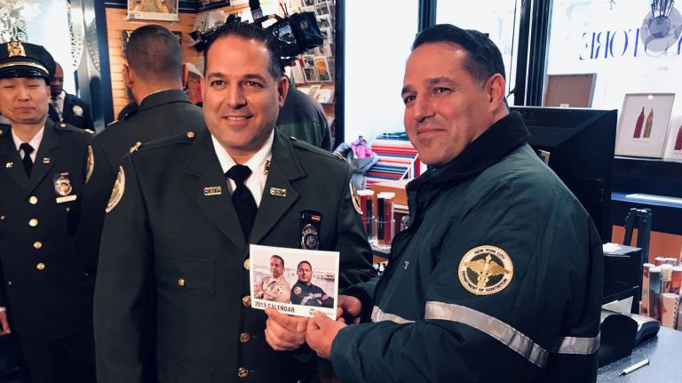 Department of Sanitation calendar spotlights city's unsung workers 4 Twin brothers Christopher and Mike Decicco, of Staten Island, are featured on the calendar's cover.