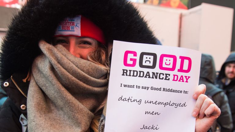 Good Riddance Day, held annually in Times Square, offers a chance to say farewell to the worst of the year.&nbsp;