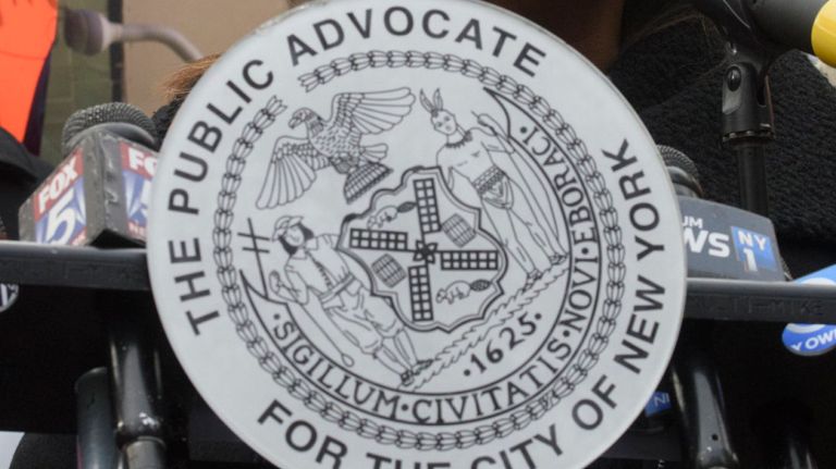 The seal for the office of New York City Public Advocate.