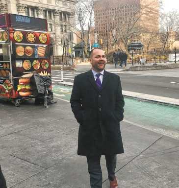 Johnson lovvoking at a people powered mayoral run
