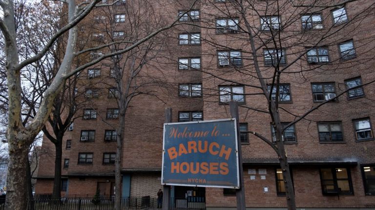 The New York City Housing Authority's Bernard Baruch Houses in Manhattan's Lower East Side on Dec. 14, 2018.