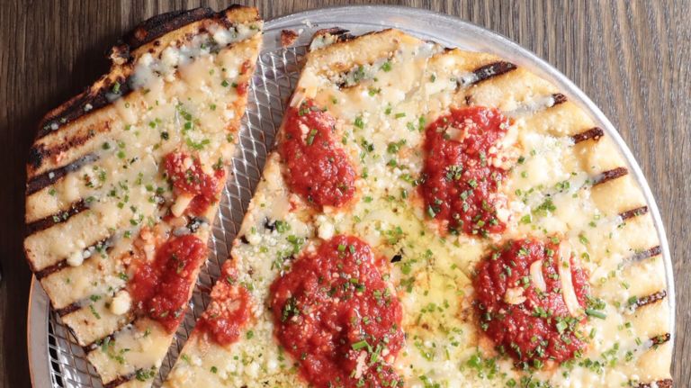 Emily team's new restaurant Violet is all about grilled pizza 2 The classic grilled pizza at Violet, slated to open Thursday in the East Village.