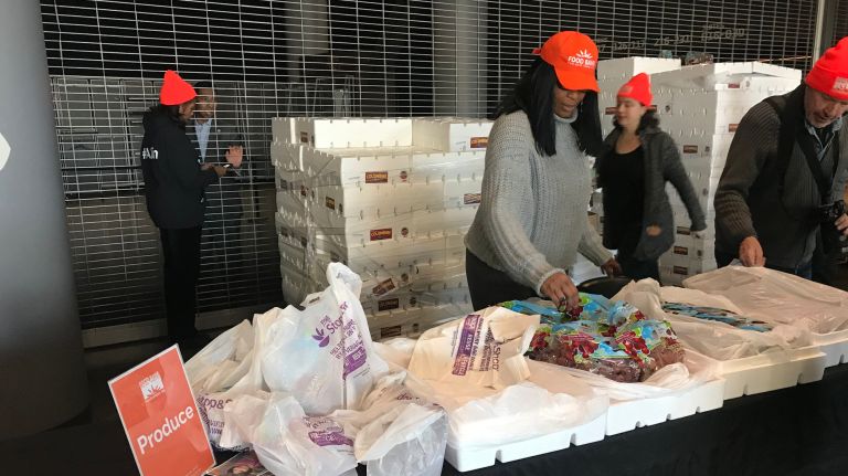 TSA at the food bank 2