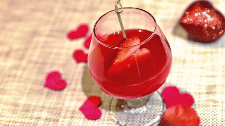 Valentine's Day dinners don't have to cost hundreds of dollars -- Astoria's DiWine wine bar is offering dinner for $65 per person with two themed cocktails like the Glitter Valentine.