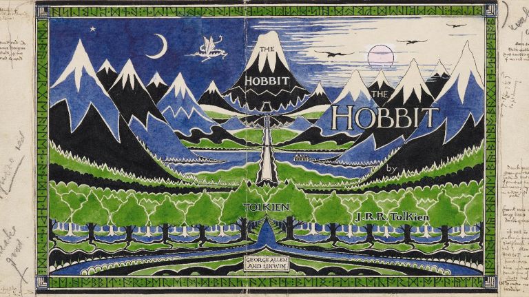 Tolkien exhibit at the Morgan Museum features author's drawings, manuscripts 2 J. R. R. Tolkien's artwork and manuscripts will be on view at The Morgan Library & Museum, including his dust jacket design for "The Hobbit," from April 1937.