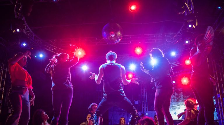 Rehearsals are in progress for&nbsp;"Oscar at the Crown" at 3 Dollar Bill in Brooklyn.