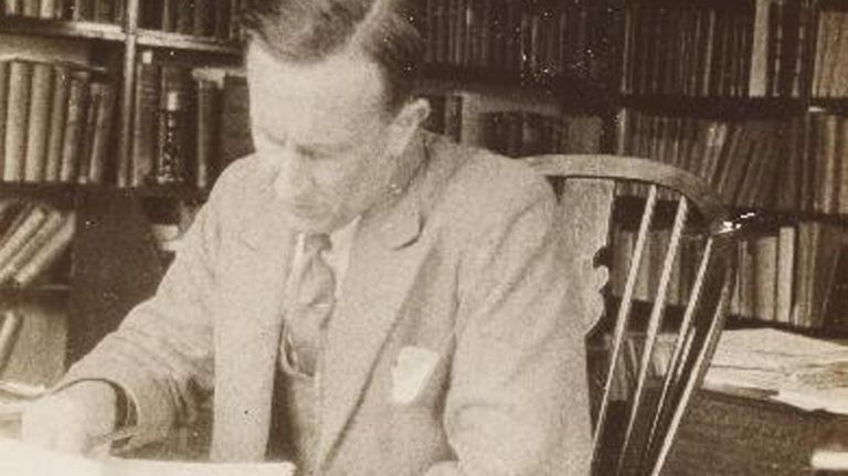Tolkien exhibit at the Morgan Museum features author's drawings, manuscripts 4 J.R.R. Tolkien in his study, circa 1937.