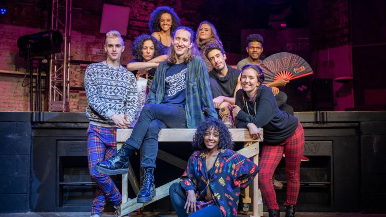 The cast of "Oscar at the Crown":&nbsp;Kayla Brock, Andrew Barret Cox, Mark Mauriello, Brandon Alberto, Michelle Geosits, Princess Lockerooo, Lyric Danae, Zofia Weretka and Brandon Looney.