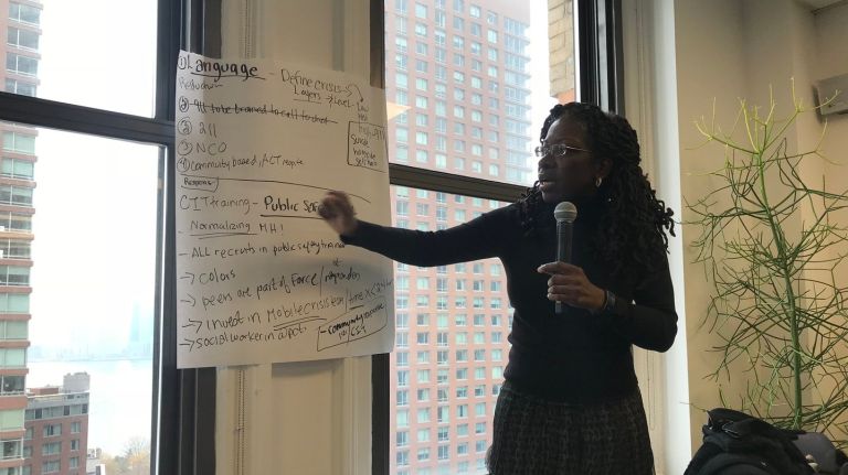 A forum in Manhattan to change how the NYPD works with the mentally ill.