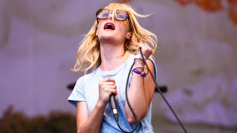 Emily Haines performs on the Sycamore stage during Arroyo Seco Weekend at the Brookside Golf Course at on June 24, 2017, in Pasadena, Calif.
