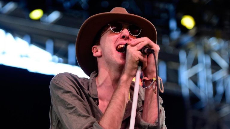Bradford Cox of Deerhunter performs onstage during day two&nbsp;of the 2016 Coachella Valley Music & Arts Festival&nbsp;on April 23, in Indio, Calif.