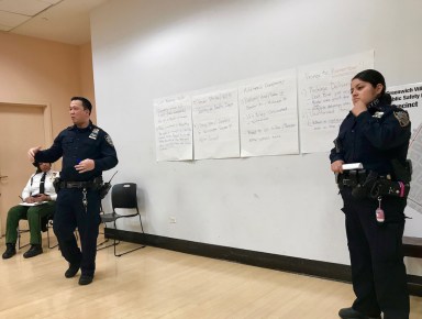 6 PCT meeting on Feb. 20 – Officers Brian Garcia and Annalee Simon 2