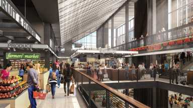Essex_market-interior – by SHoP Architects