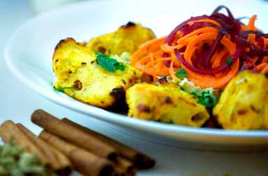 Saffron Chicken Tikka – photo by Mint Masala