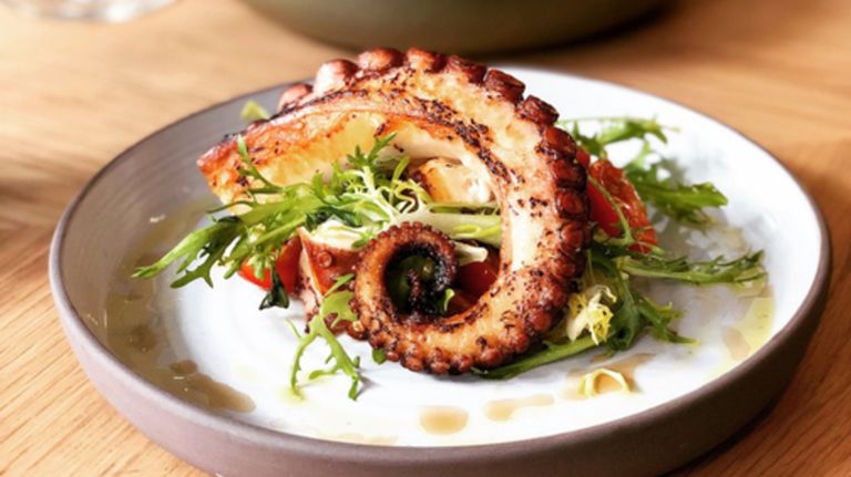 Find charred octopus on the menu at The Meatpackers.
