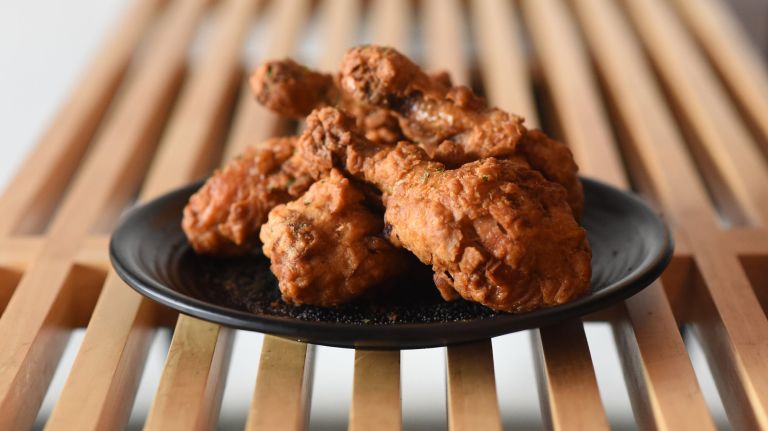 Korean fried chicken is a specialty of Modoo Chicken and Noodle Bar in Bayside.