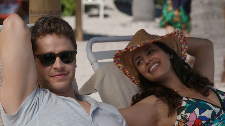 In "Manifest," Josh Dallas appears as Ben Stone alongside Athena Karkanis as Grace Stone.