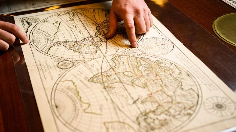 New York Public Library offers public viewing of its 800,000 maps 6 This 17th Century map from Paris is believed to the first created by a woman.