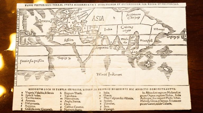 New York Public Library offers public viewing of its 800,000 maps 7 A rare 16th Century map shows the New World, complete with a North America.