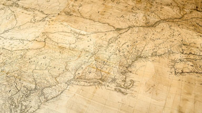 New York Public Library offers public viewing of its 800,000 maps 3 Considered one of the most important maps in American history, this map was produced in 1755 for King George III to see all the land he had just gained from the French following the end of the French and Indian War.