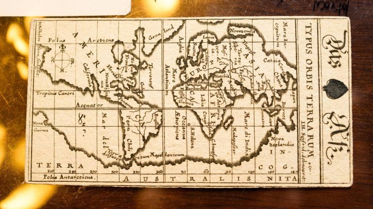 New York Public Library offers public viewing of its 800,000 maps 8 This Ace of Spades was part of a deck of cards that highlighted each continent as a different suit.