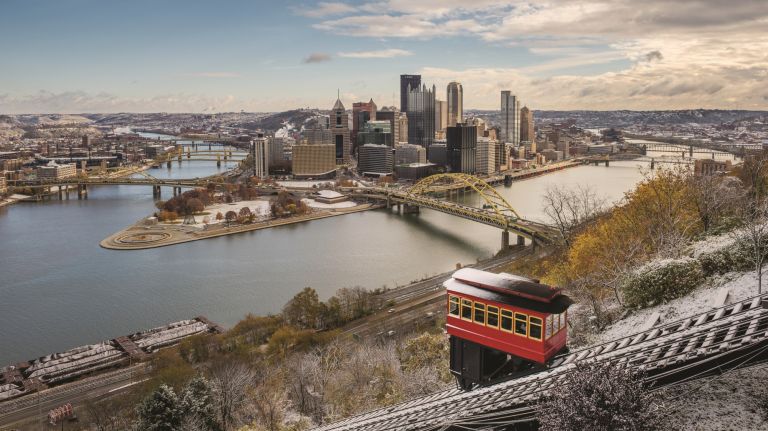 Skyline, Winter in Pittsburgh/fdd