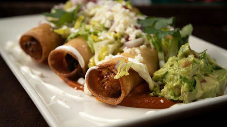 Flautas de camerones, available during Sue Torres' residency at The Norm from Feb. 8 to March 4. 
