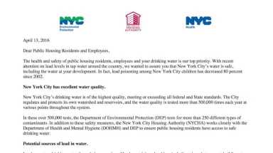 DEP says it shared lead-testing data with tenants