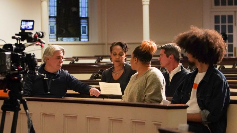 In&nbsp;"Railroad Ties," six strangers met at Brooklyn's Plymouth Church to learn about their ancestry, which would&nbsp;change their understanding of who they are.