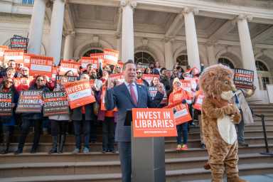 Invest In Libraries Rally