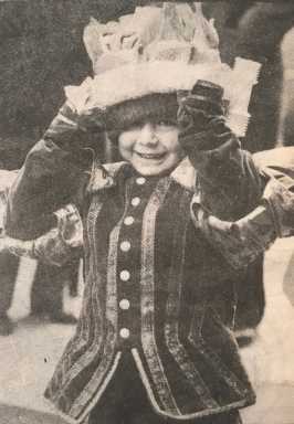 Flashback, Jesse Math dressed as a king at Purim Parade – Photo by Stacy Rosenstock