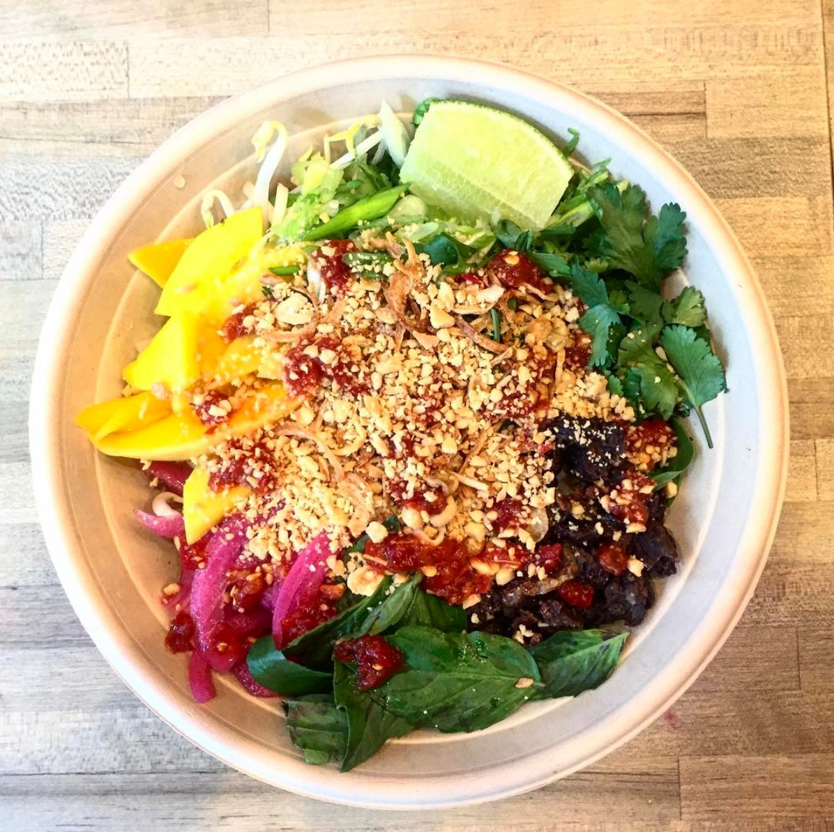 Spicy Thai crispy beef salad – from Instagram _eatmightybowl_