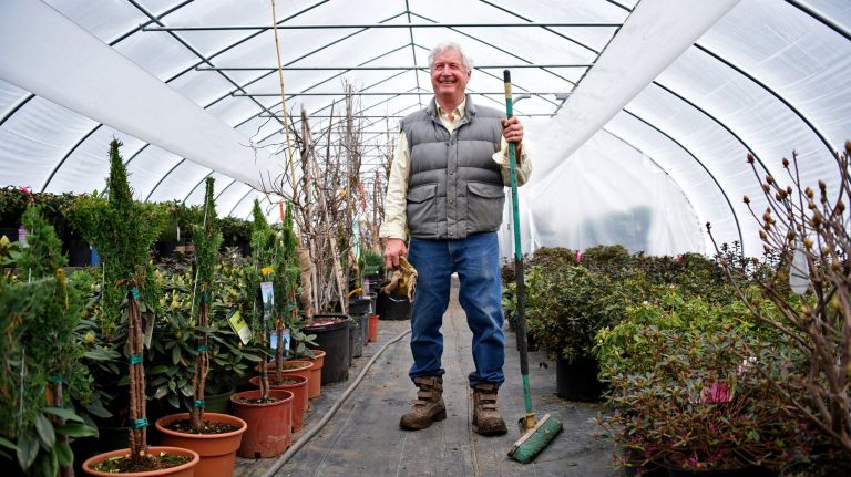 Bart Visser manages the Long Island greenhouse where many of the plants&nbsp;are kept.