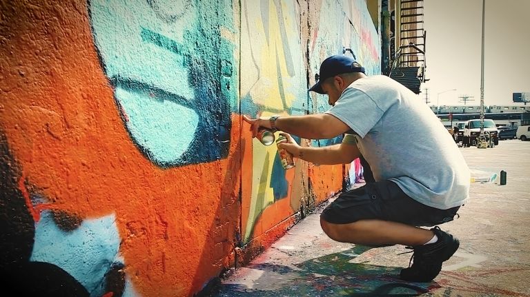 Queens-based artist/actor/author Louie Gasparro is the subject of the film 