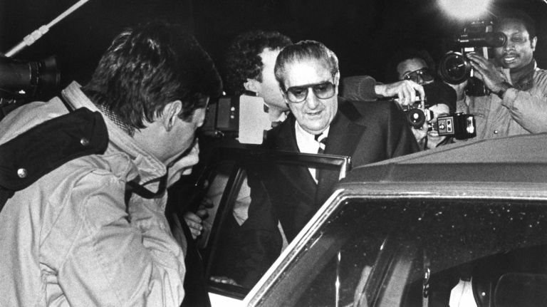 Paul Castellano leaves court after posting bail
