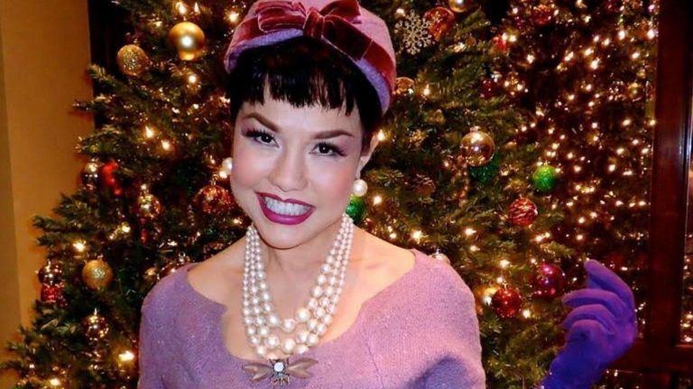 Vivian Rodgers-Hill of Lady V Second Time Around likes customers to "play" in and touch her garments.