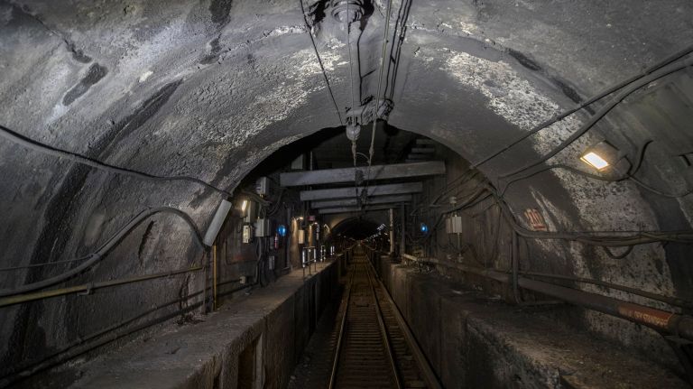 A Hudson River tunnel, seen in October 2018.