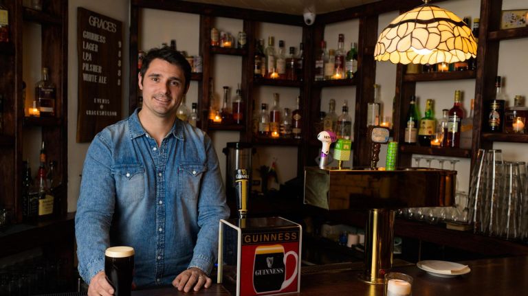 Grace's is the second pub Mike O'Sullivan has opened in the eight years he has been a New Yorker.