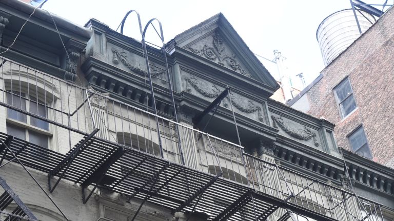 Some of the Italianite-style rowhouses are approximately 165 years old.