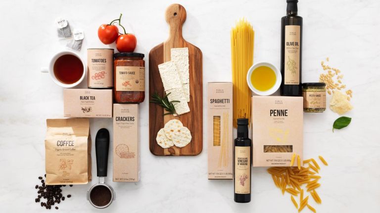 Public Goods launched its food line in February, with a focus on organic items.