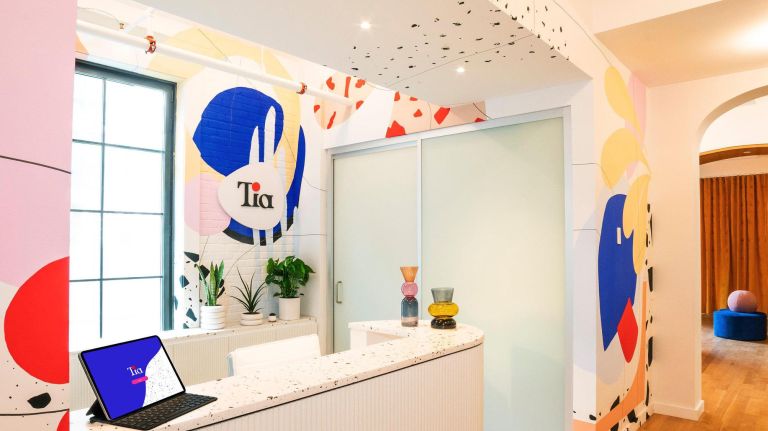 The office was designed by the LAB at Rockwell.