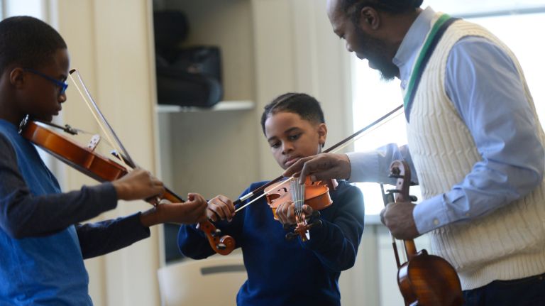 East New York kids gain confidence and opportunity with free violin lessons 4 East New York struggles with one of the highest rates of violent crime in the city.